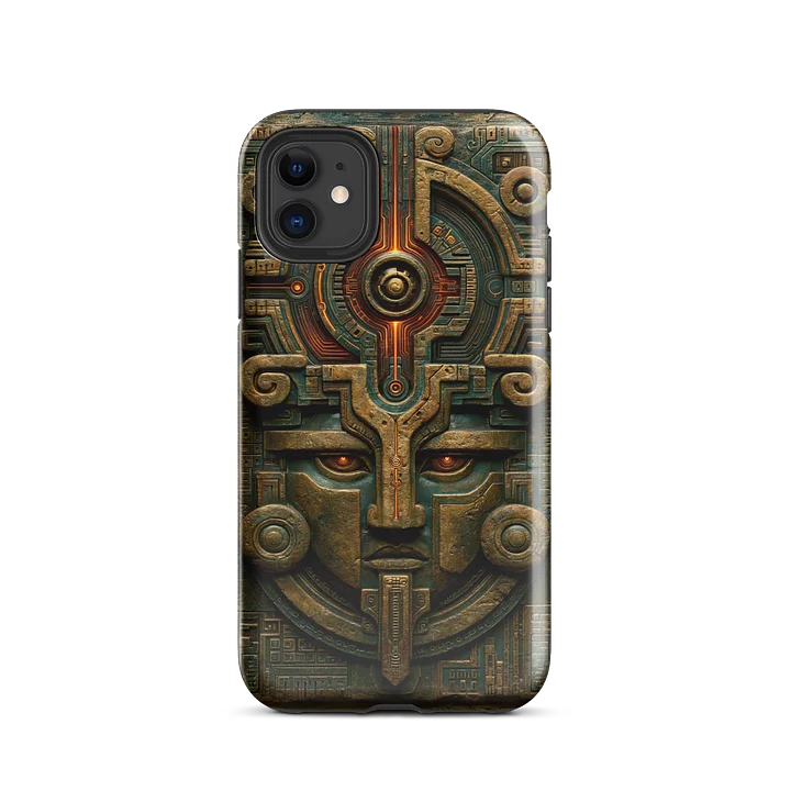 Machine Oracle iPhone Case — Ancient Circuit Relic Tech Design product image (28)