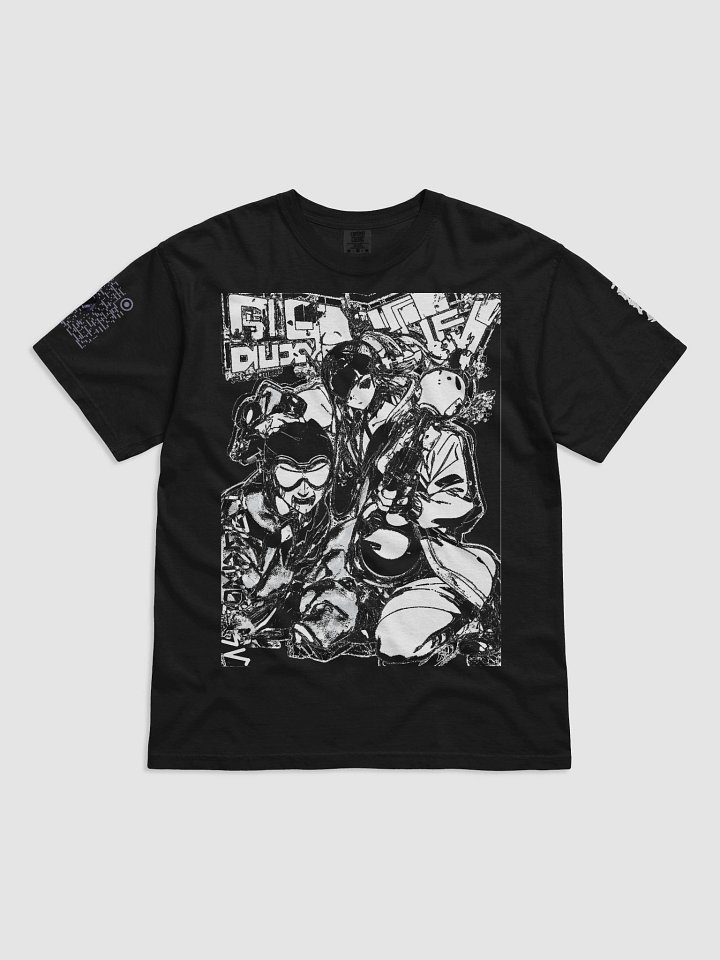 Crazy For You Shibuya Punk B&W Graphic T-Shirt product image (5)