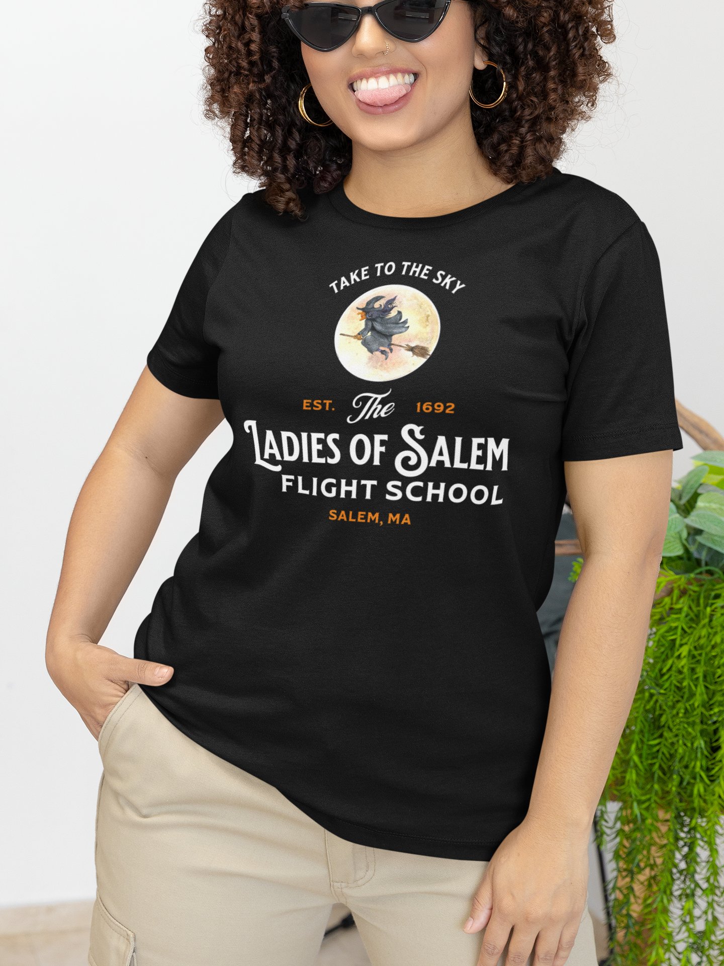 Witch Take to the Sky Halloween T-Shirt product image (1)