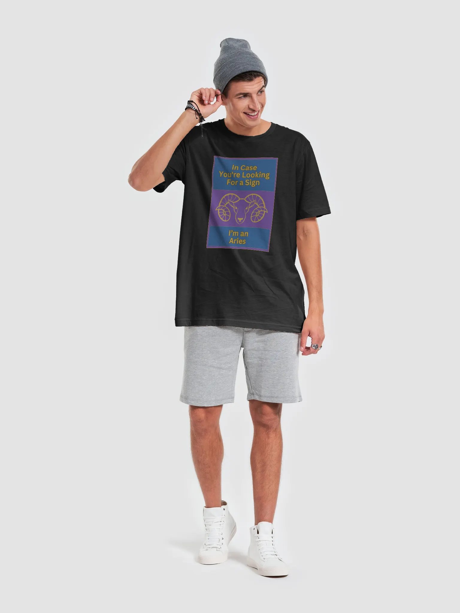 I'n Case You’re Looking For A Sign Aries Zodiac Sign T-Shirt, Zodiac Sign Vibes T-Shirt, Aries T-Shirt, Astrological T-shirt. product image (6)