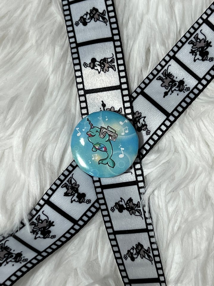 Boombox Narwhal Pin product image (1)