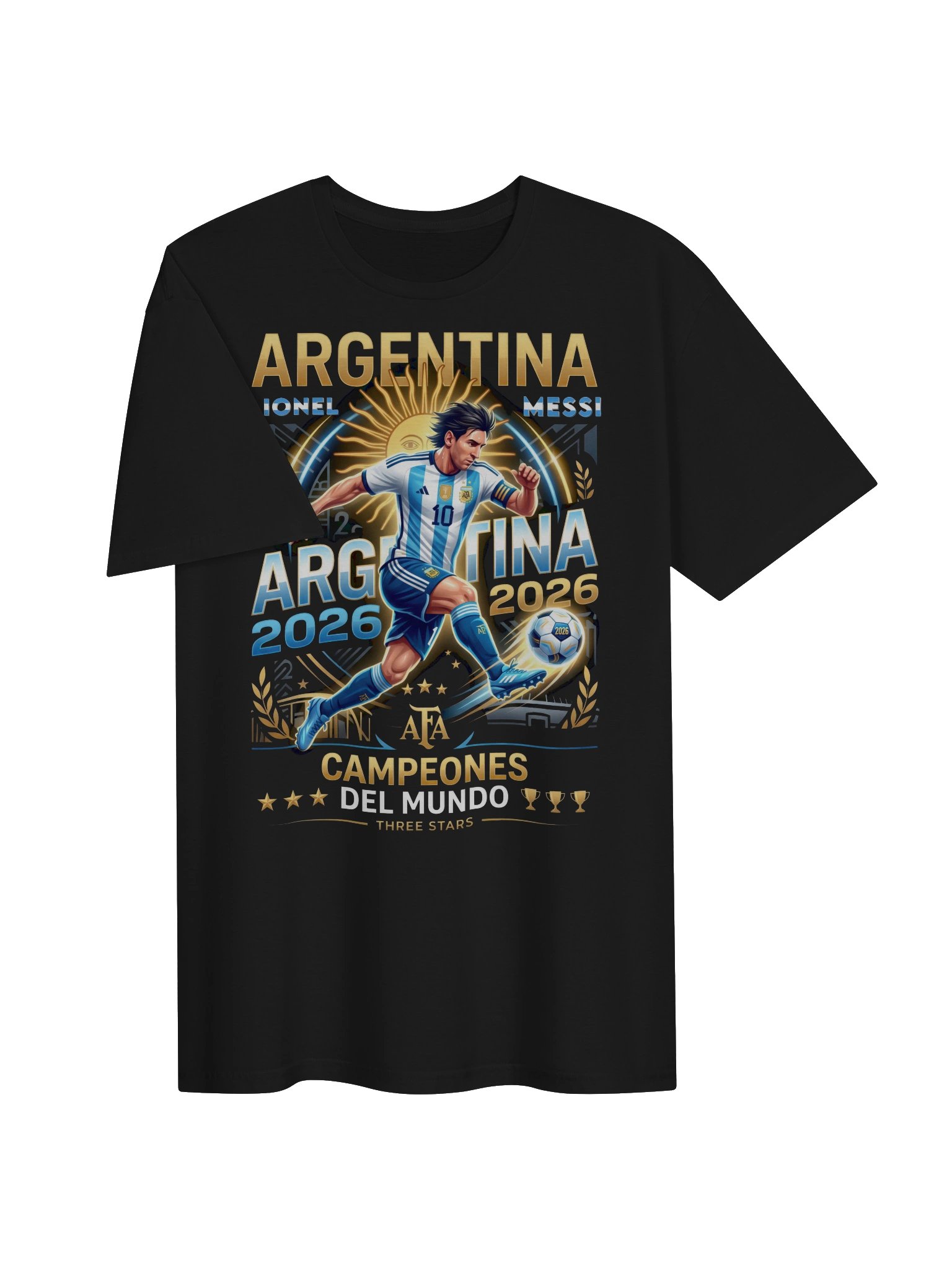 Messi Golden Legacy Argentina Graphic Tee product image (3)