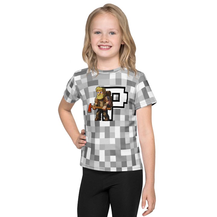 Patient PixelZ Kids T-Shirt (Pixel Ash) product image (1)