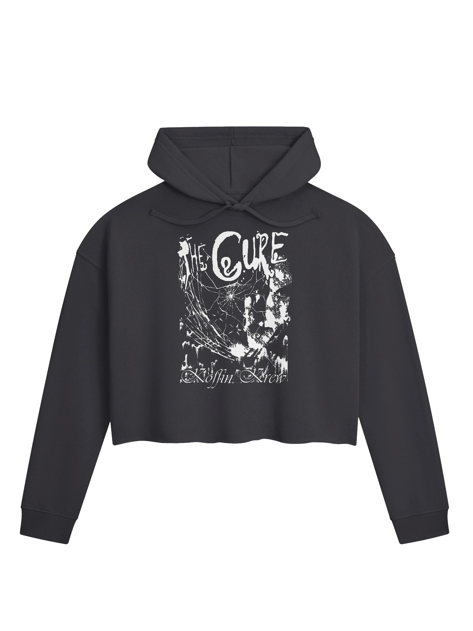 The Cure Womens Cropped Hoodie product image (1)