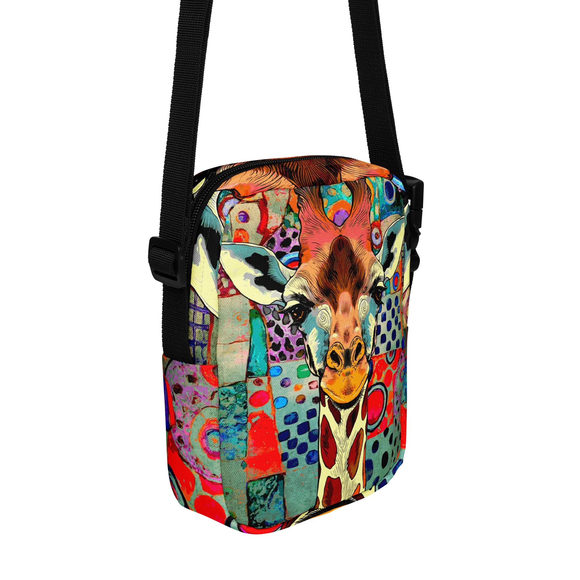 Colorful Giraffe Crossbody Bag product image (5)
