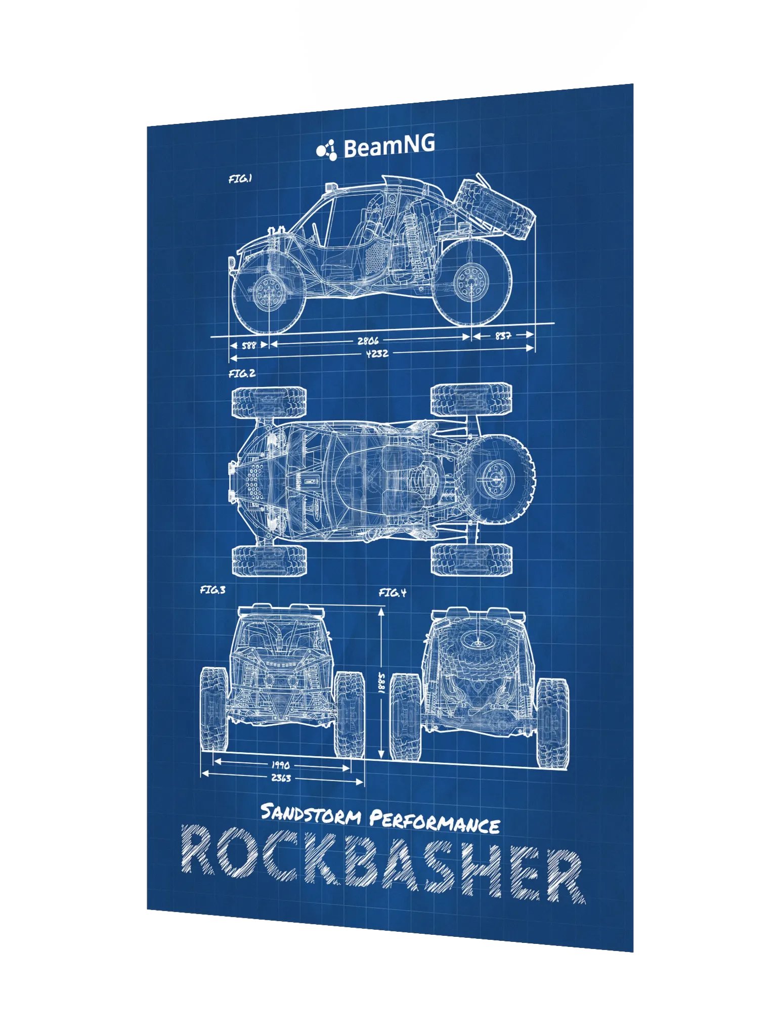 SP Rockbasher Blueprint Poster product image (3)