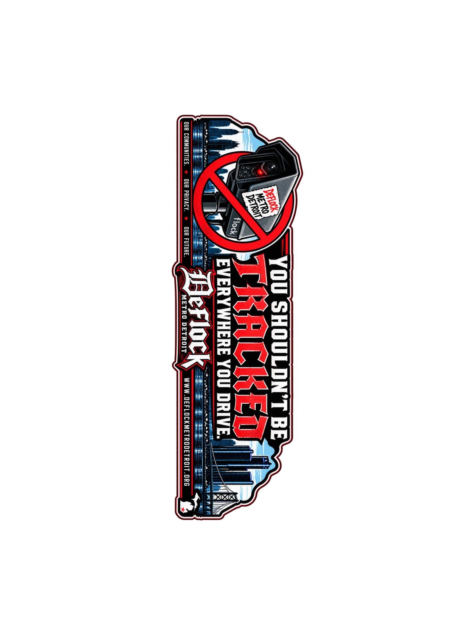 You Shouldn’t Be Tracked Everywhere You Drive Bumper Sticker product image (3)