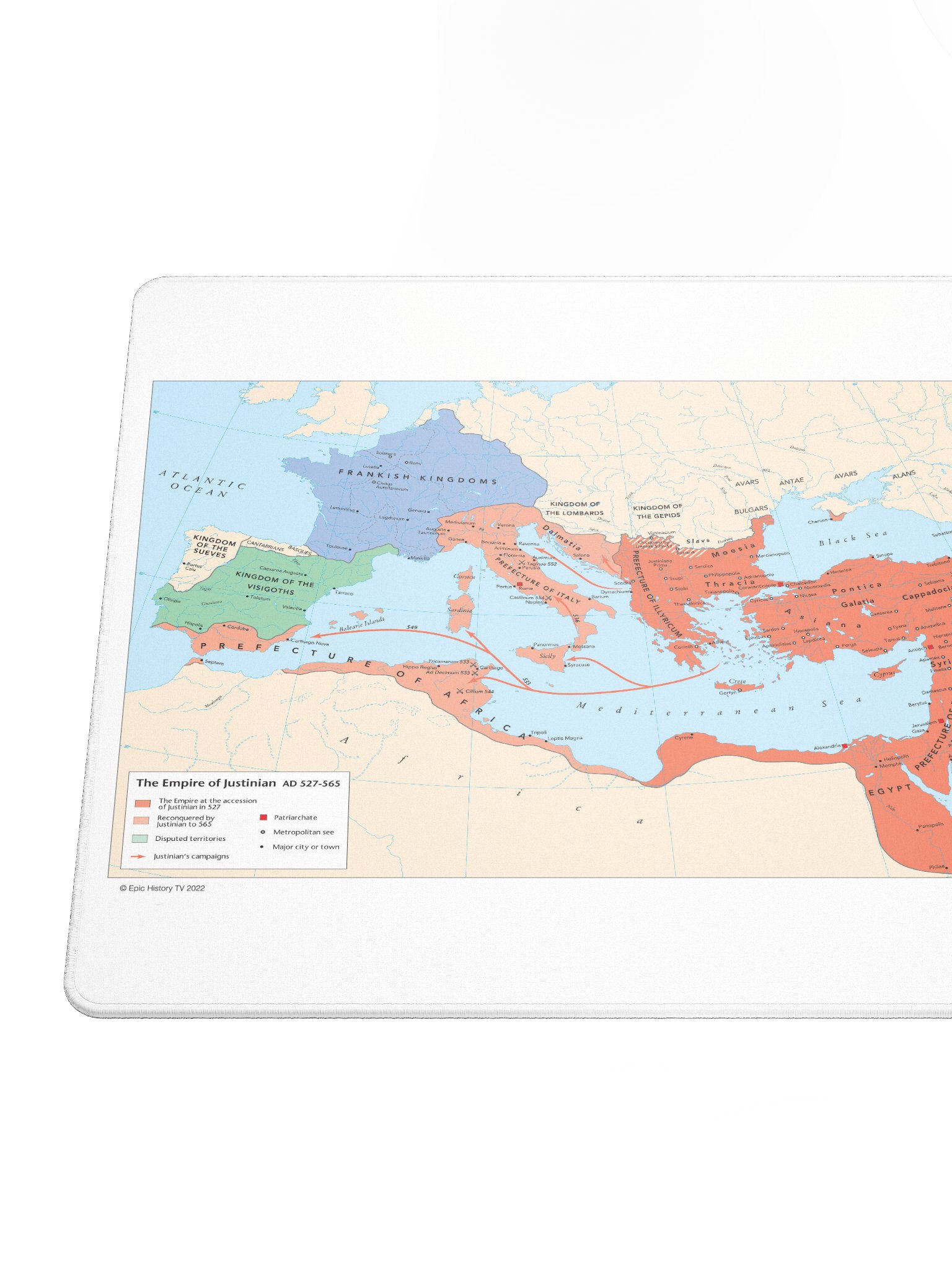 Empire of Justinian - Gaming Mouse Pad product image (6)