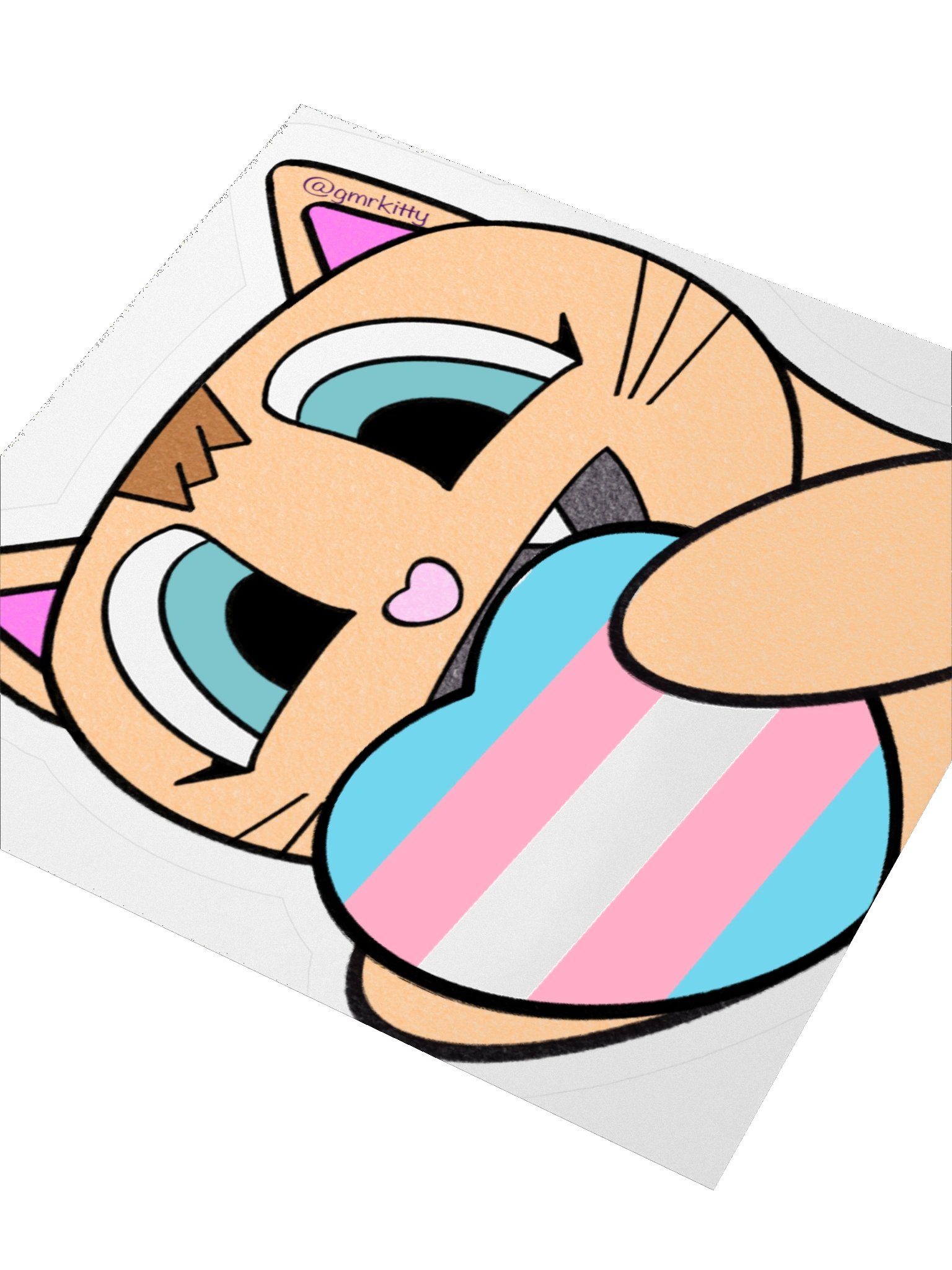Trans Pride Kitty Sticker product image (9)
