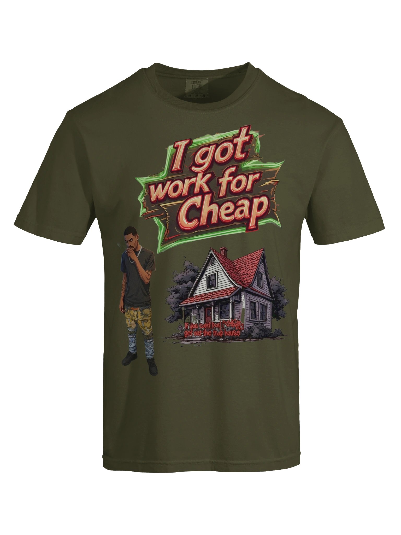 SPN Cannabis Leaf Red Bag T-Shirt product image (43)