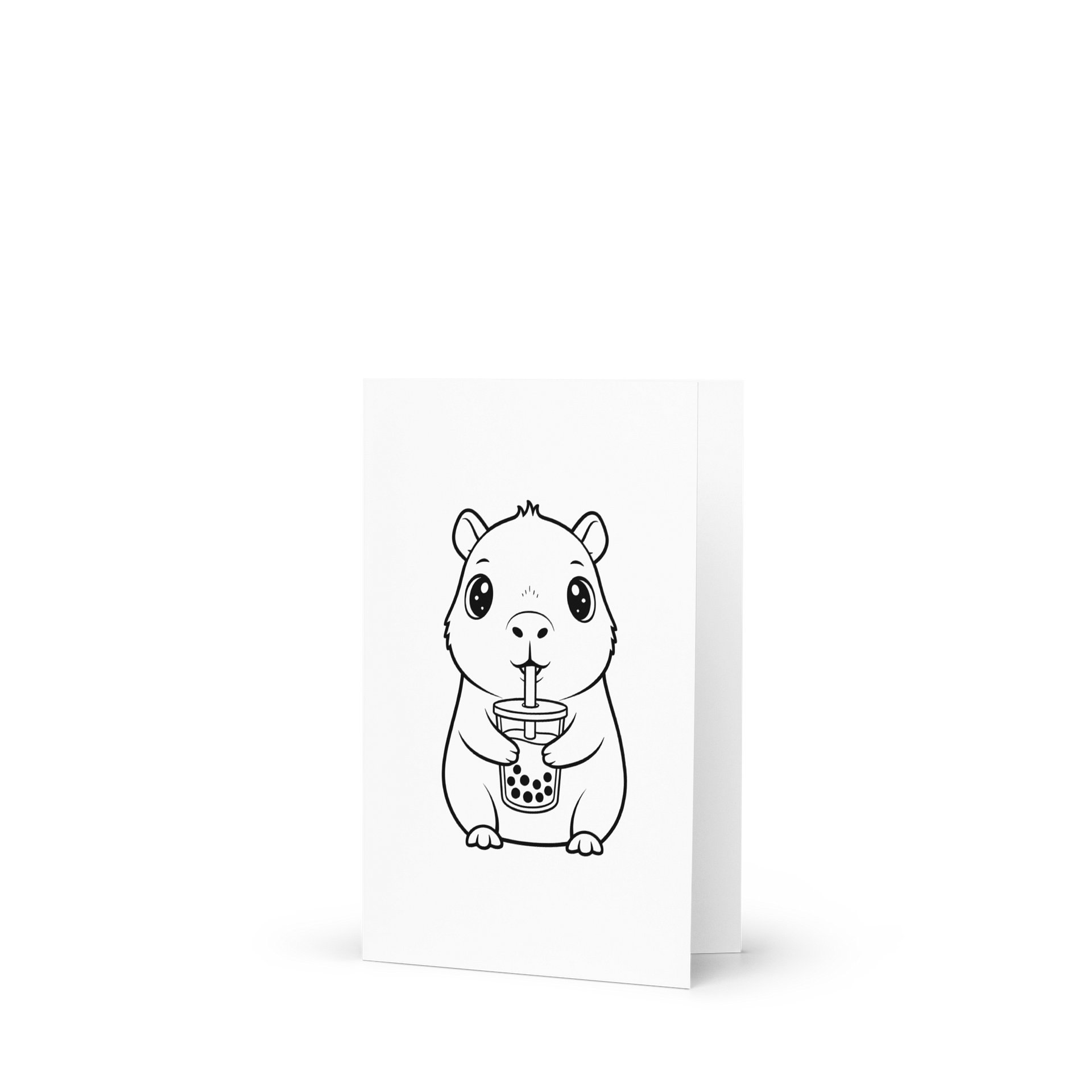 Capybara Greeting Card Blank Inside Gift for Animal Lovers product image (4)