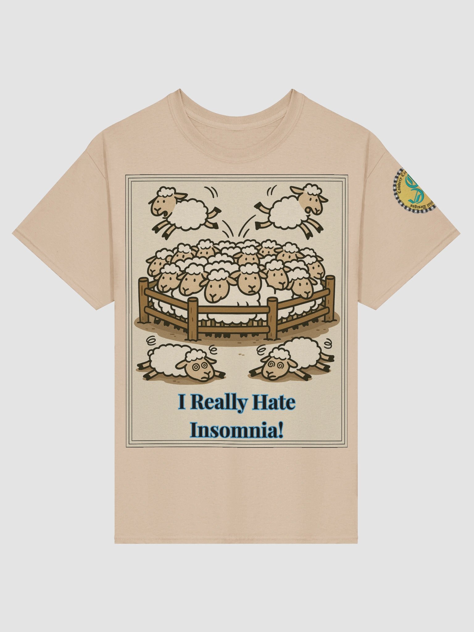 I Really Hate Insomnia (Both) Gildan Heavyweight T-Shirt Colors (3) product image (11)
