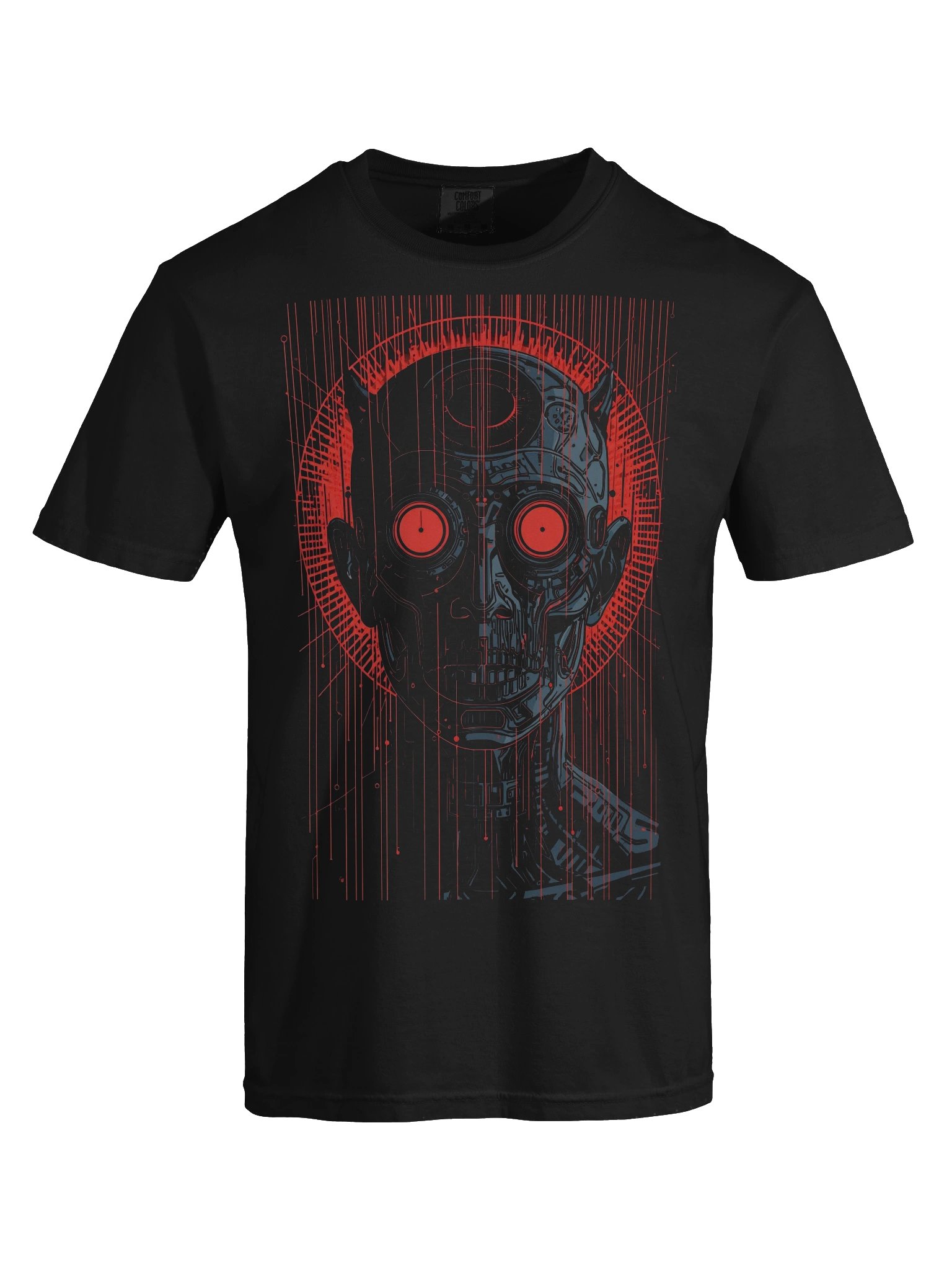 Neon Android Halo Heavyweight T-Shirt product image (2)