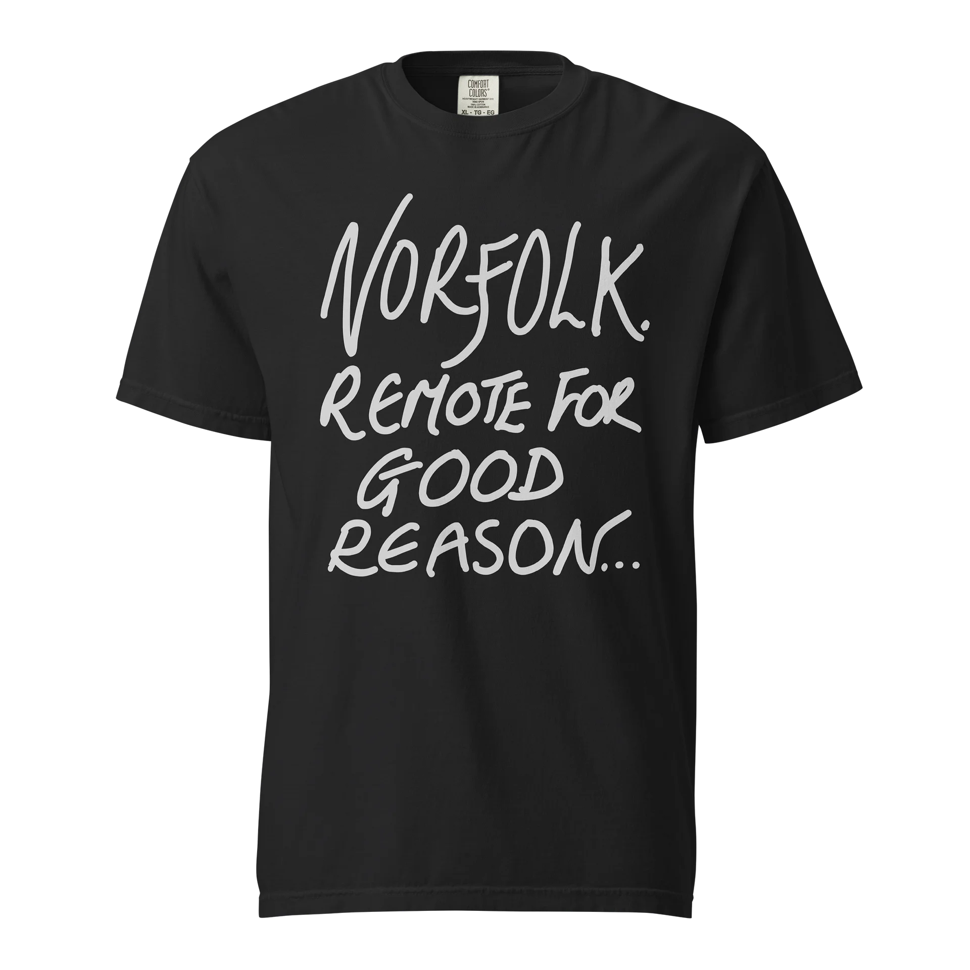 Norfolk. Remote for Good Reason. Heavyweight T-Shirt product image (1)