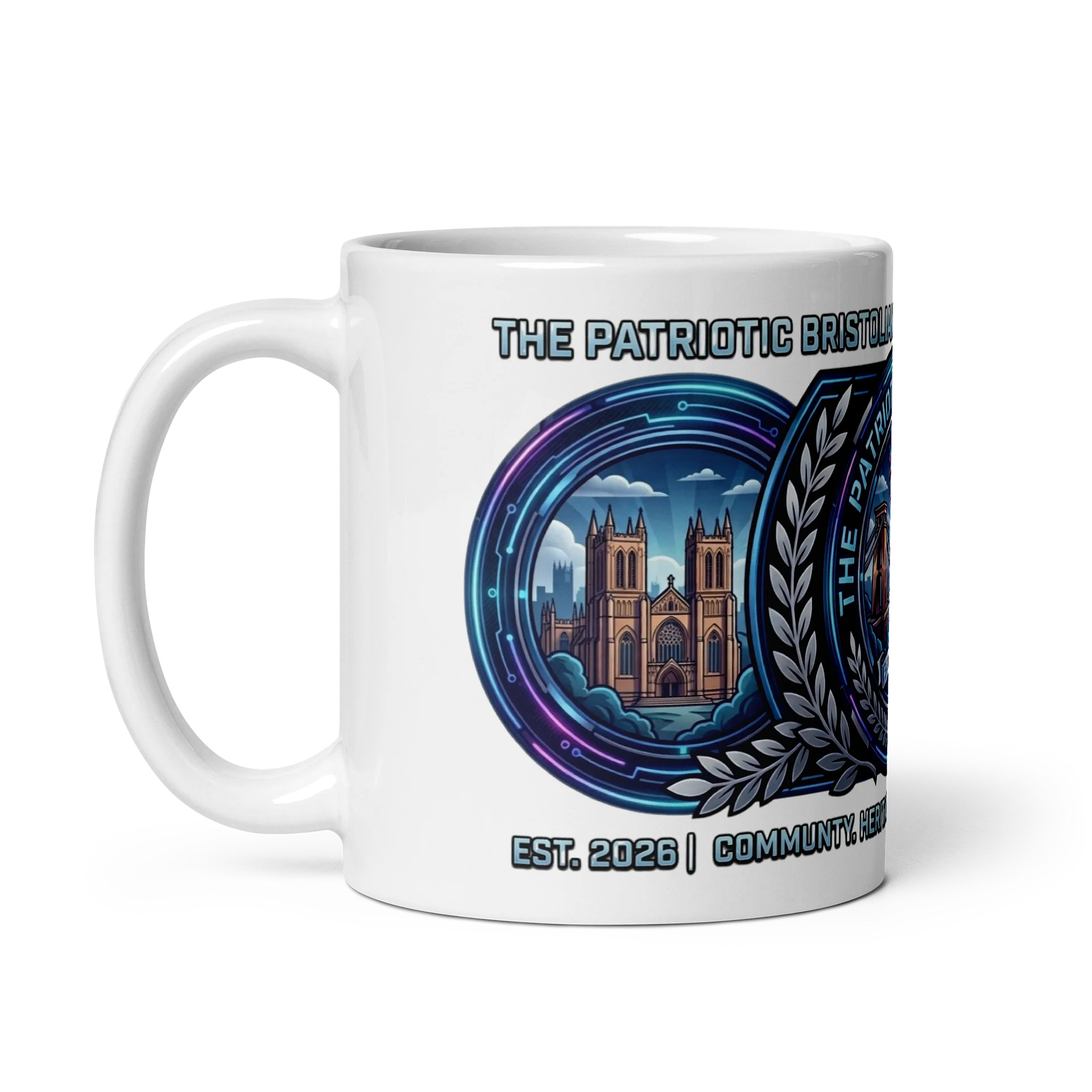 The Patriotic Bristolian Heritage Ceramic Mug – Bristol Landmarks Edition product image (4)