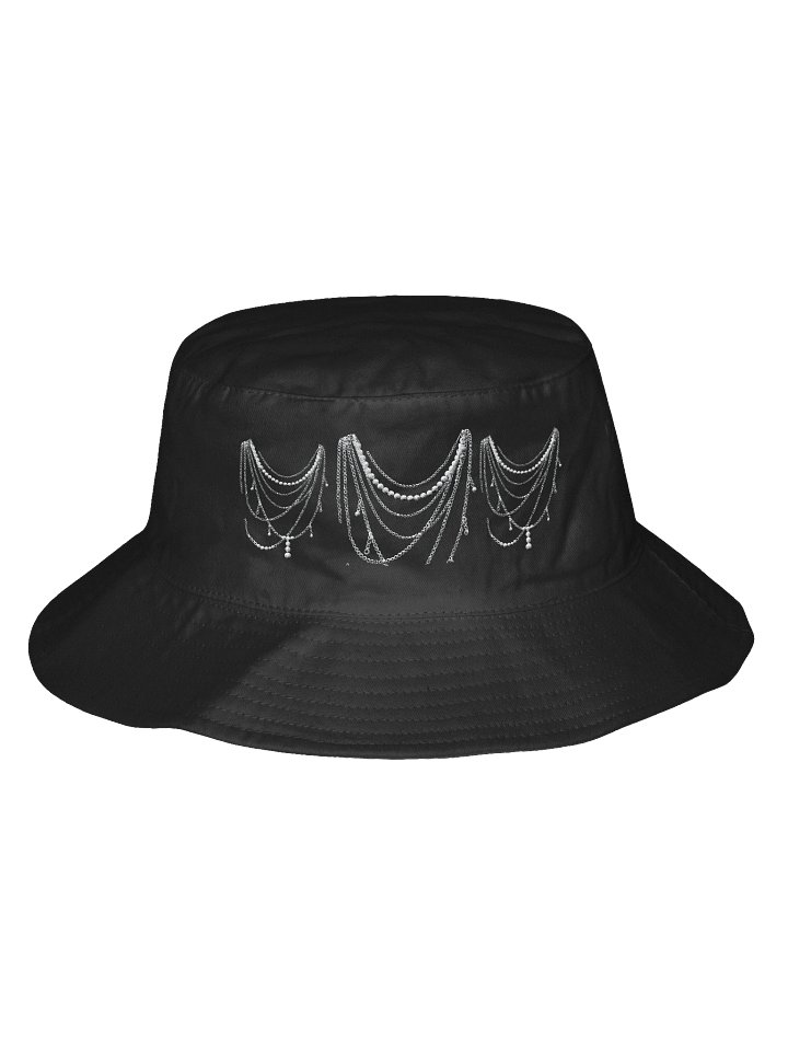 Shimmering Bead Cluster Bucket Hat product image (1)