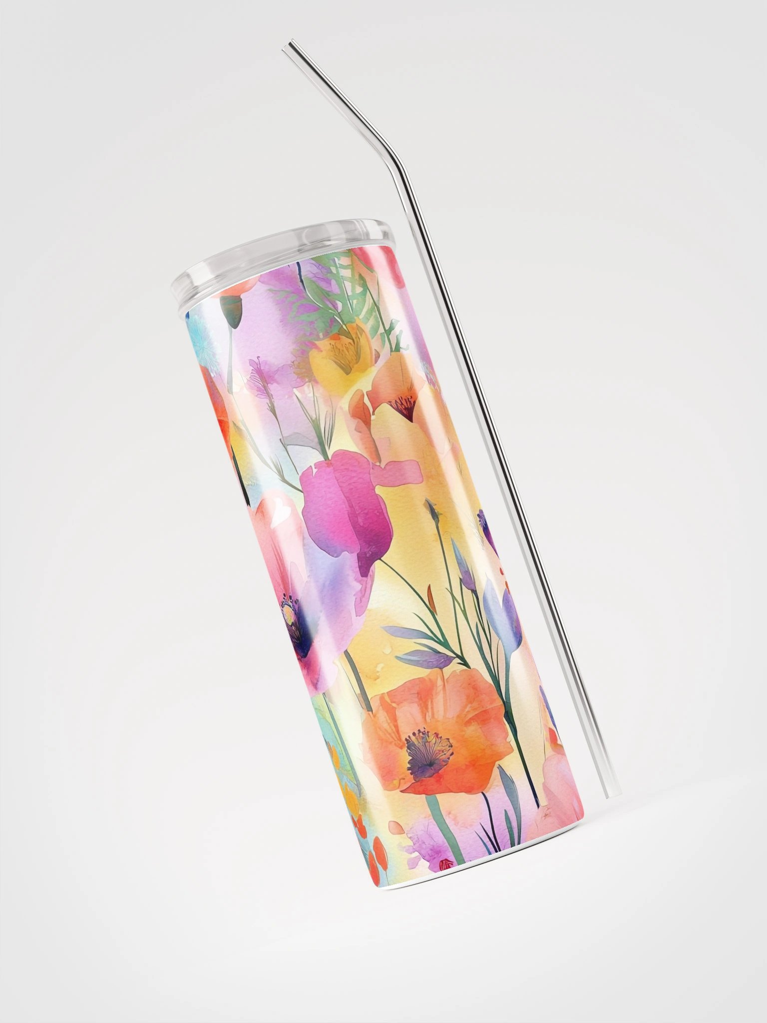 Floral Rush Stainless Steel Tumbler product image (3)
