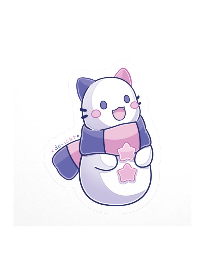 CandiCat SnowCat 2025 Sticker product image (1)