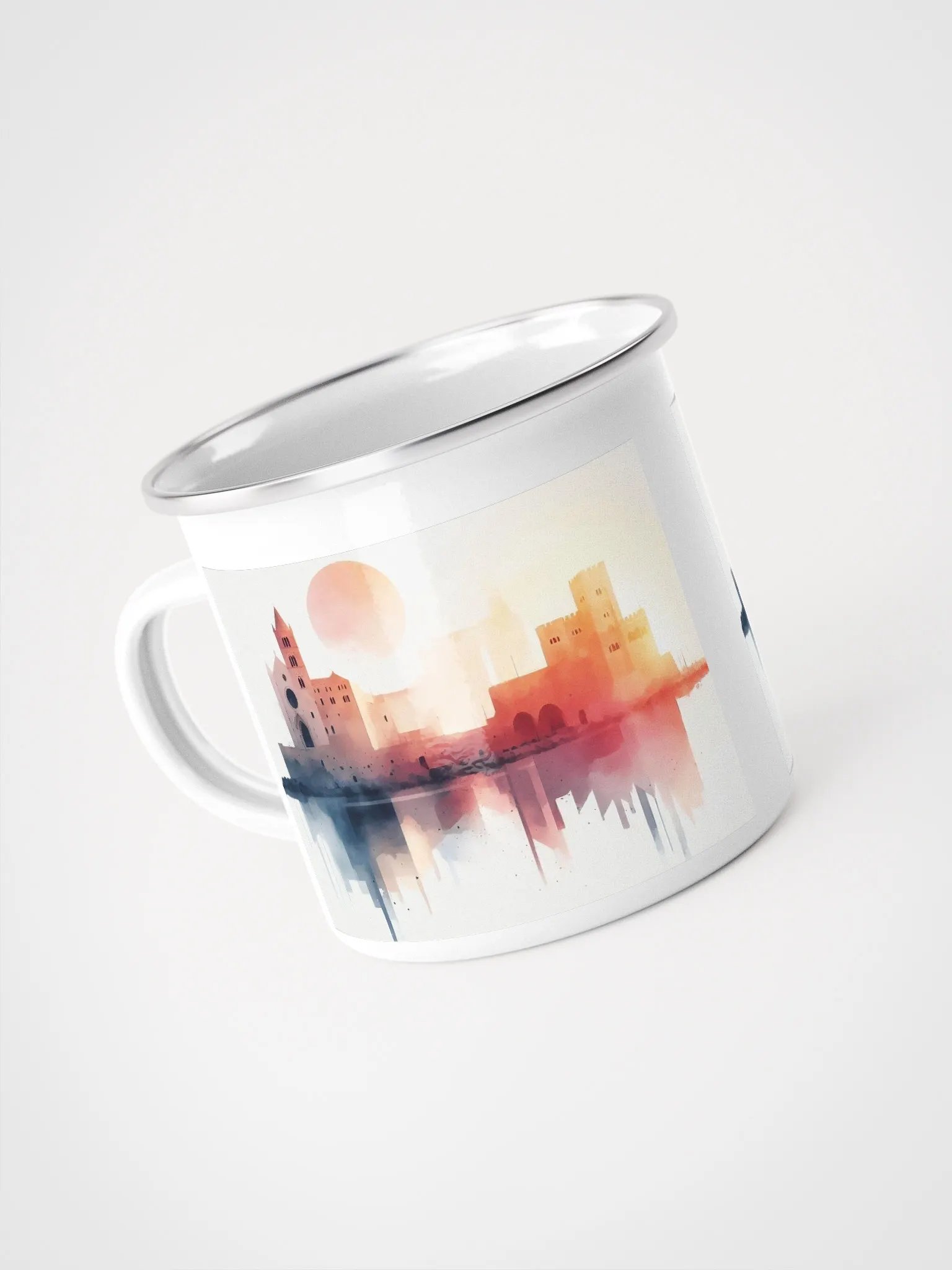Fiery Sunset Enamel Mug product image (3)