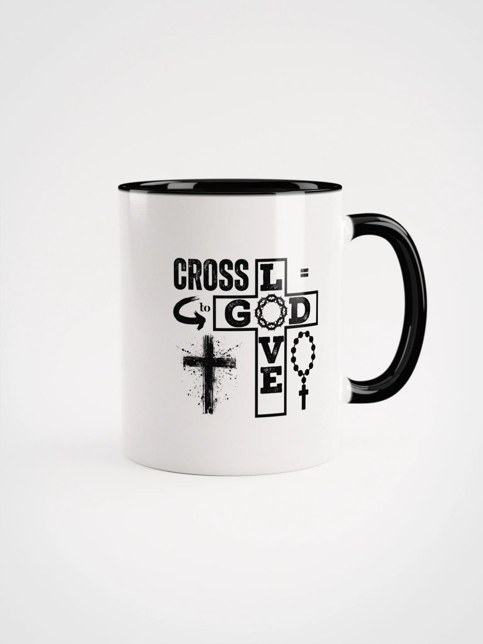 Cross Equal To God Love Ceramic Mug product image (1)