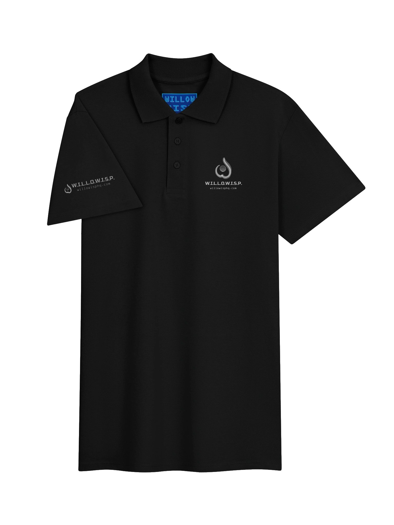 WILLOWISP Grey Polo Tee product image (3)