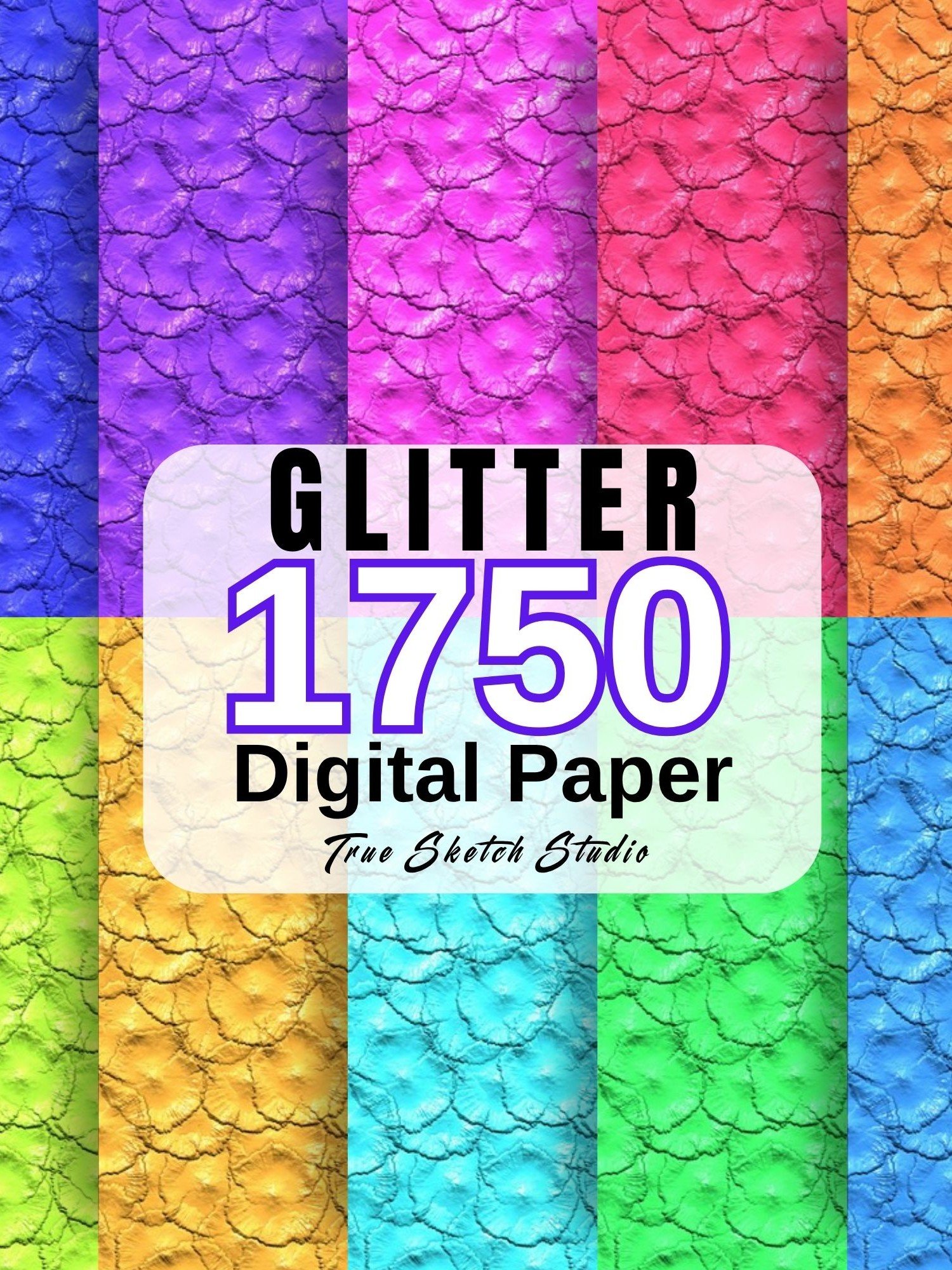 1750 Glitter Digital Paper Bundle, Sparkle Texture PNG product image (3)
