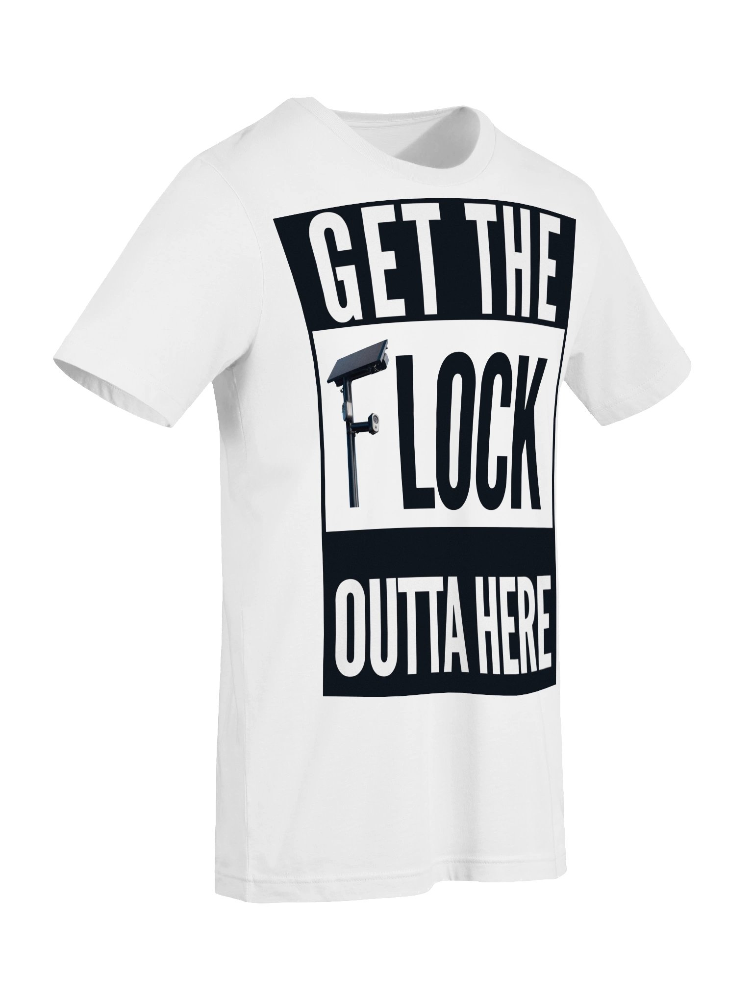 GET THE FLOCK OUTTA HERE — Jake Underwood Show White T-Shirt product image (7)