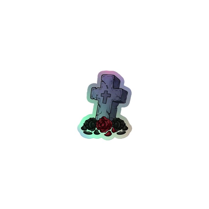 Tombstone Cross Sticker product image (1)