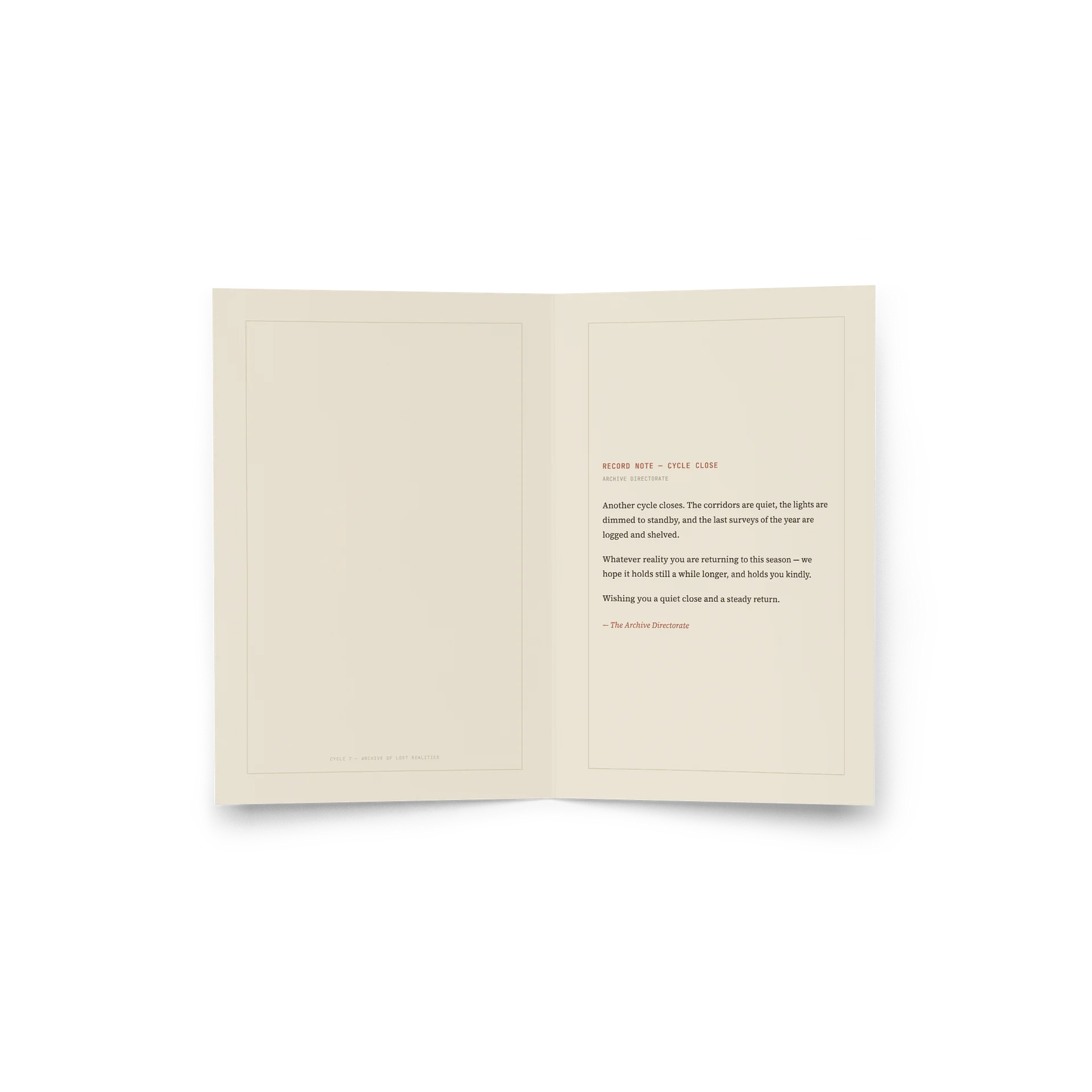 Archive Correspondence Card product image (2)