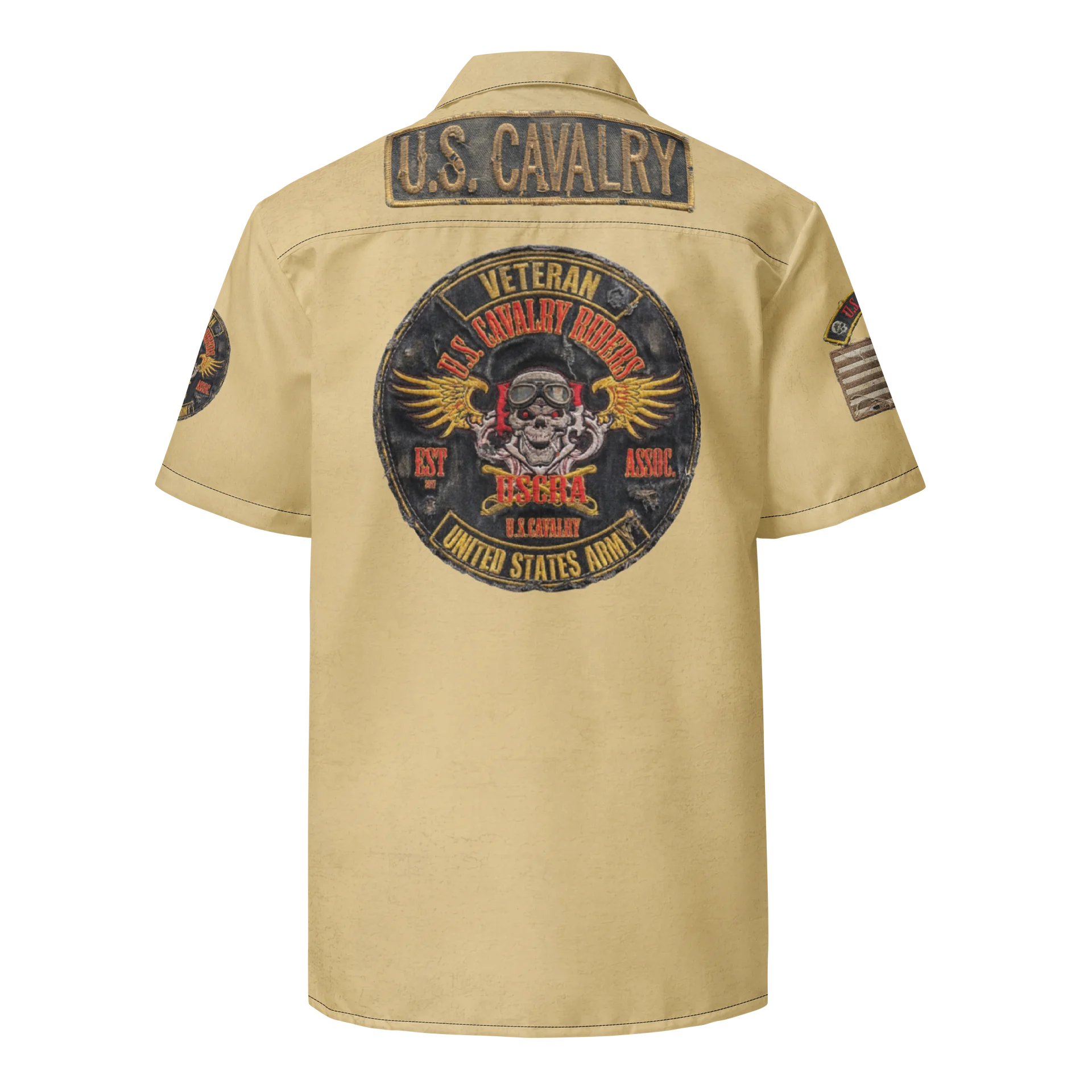 Distressed USCRA Official Club Shirt Desert Sand product image (2)