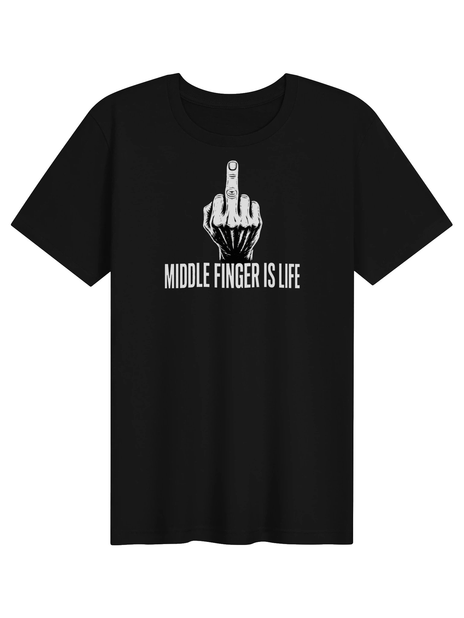 No ShopCo Middle Finger Is Life Tee product image (1)