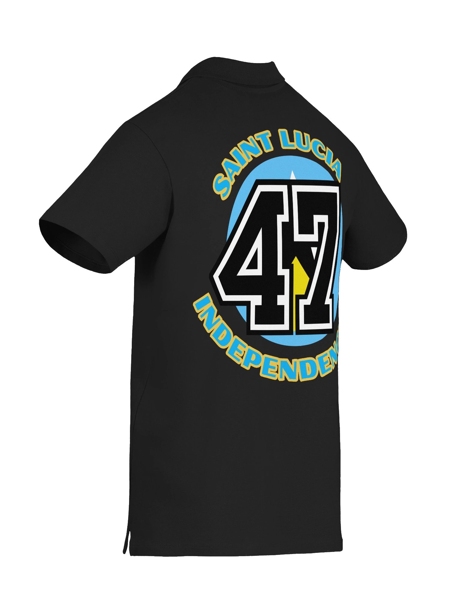 Saint Lucia Independence 47 Emblem Polo product image (51)