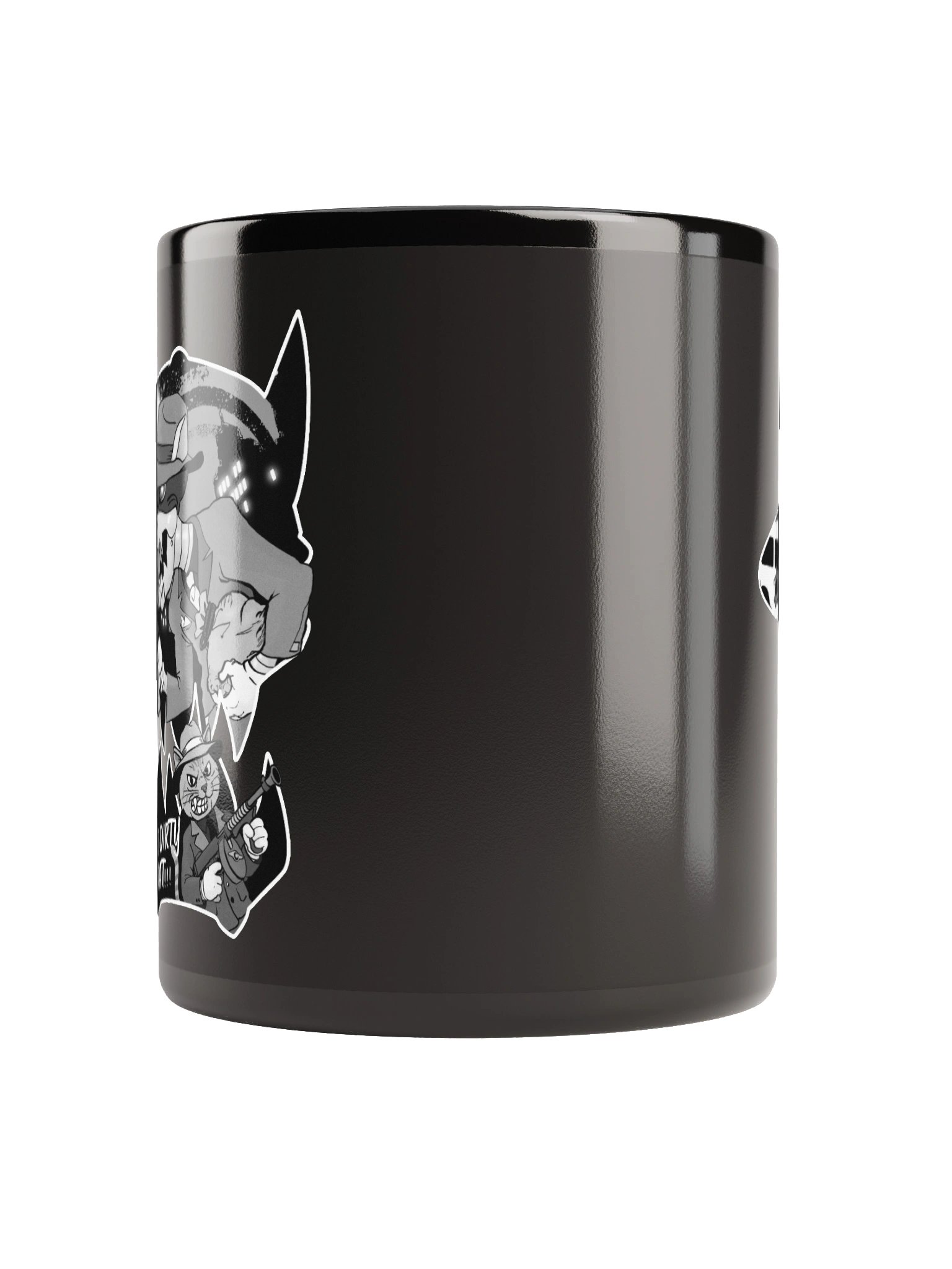 Mobster Kats Black Glossy Mug product image (6)