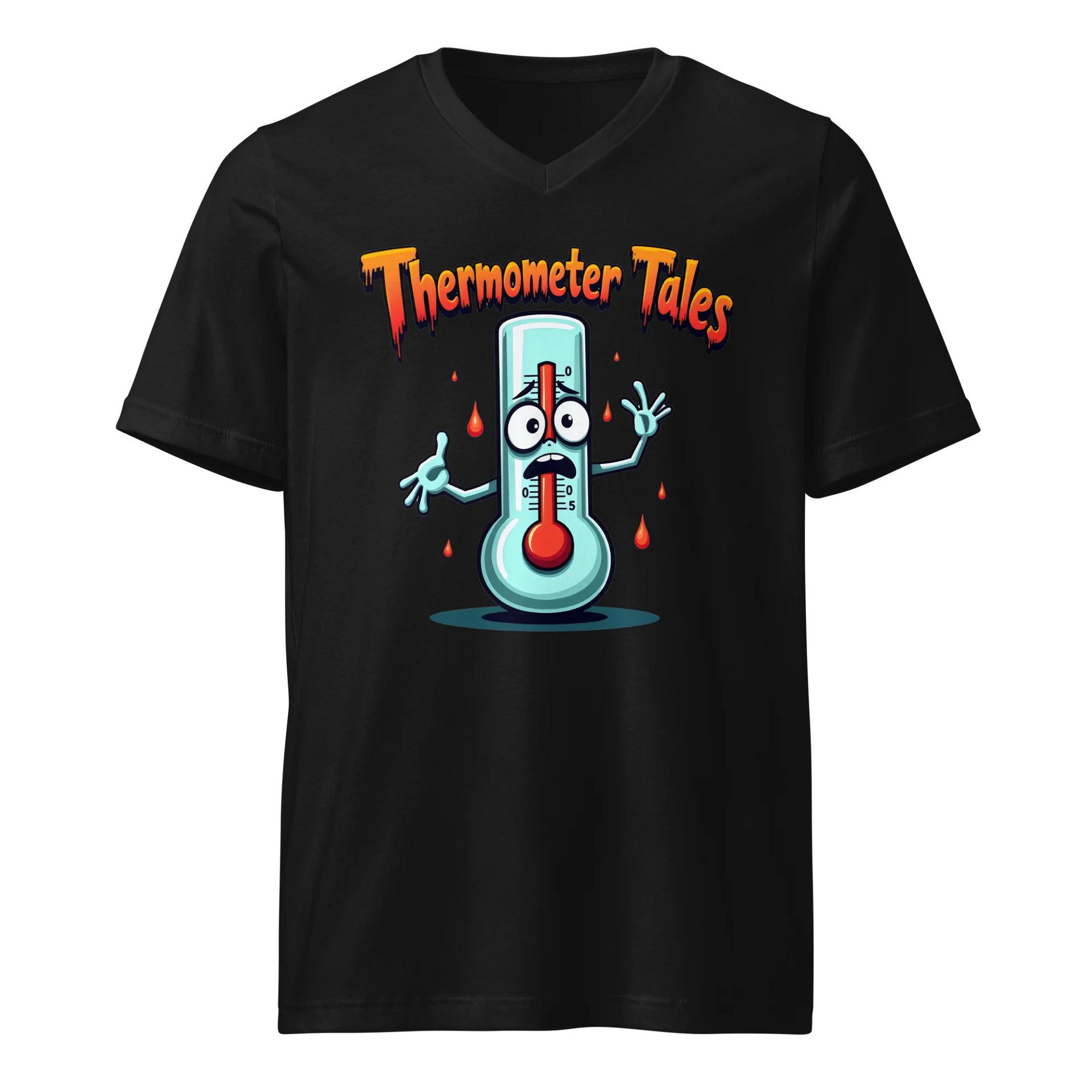 Anxious Thermometer Tales V-Neck Tee product image (1)