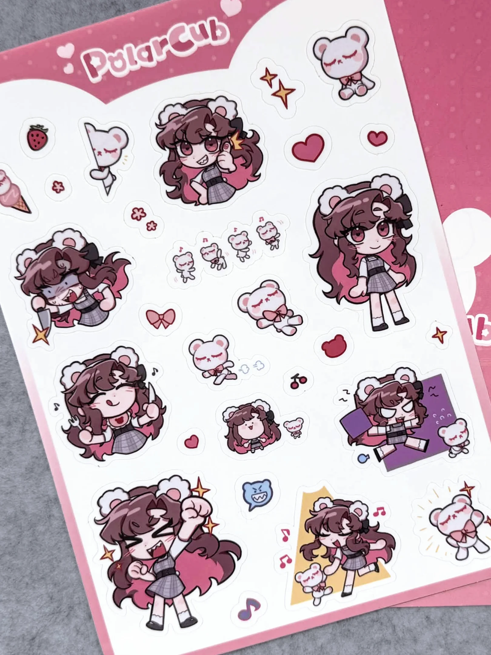 Polarcub Sticker Sheet A product image (1)