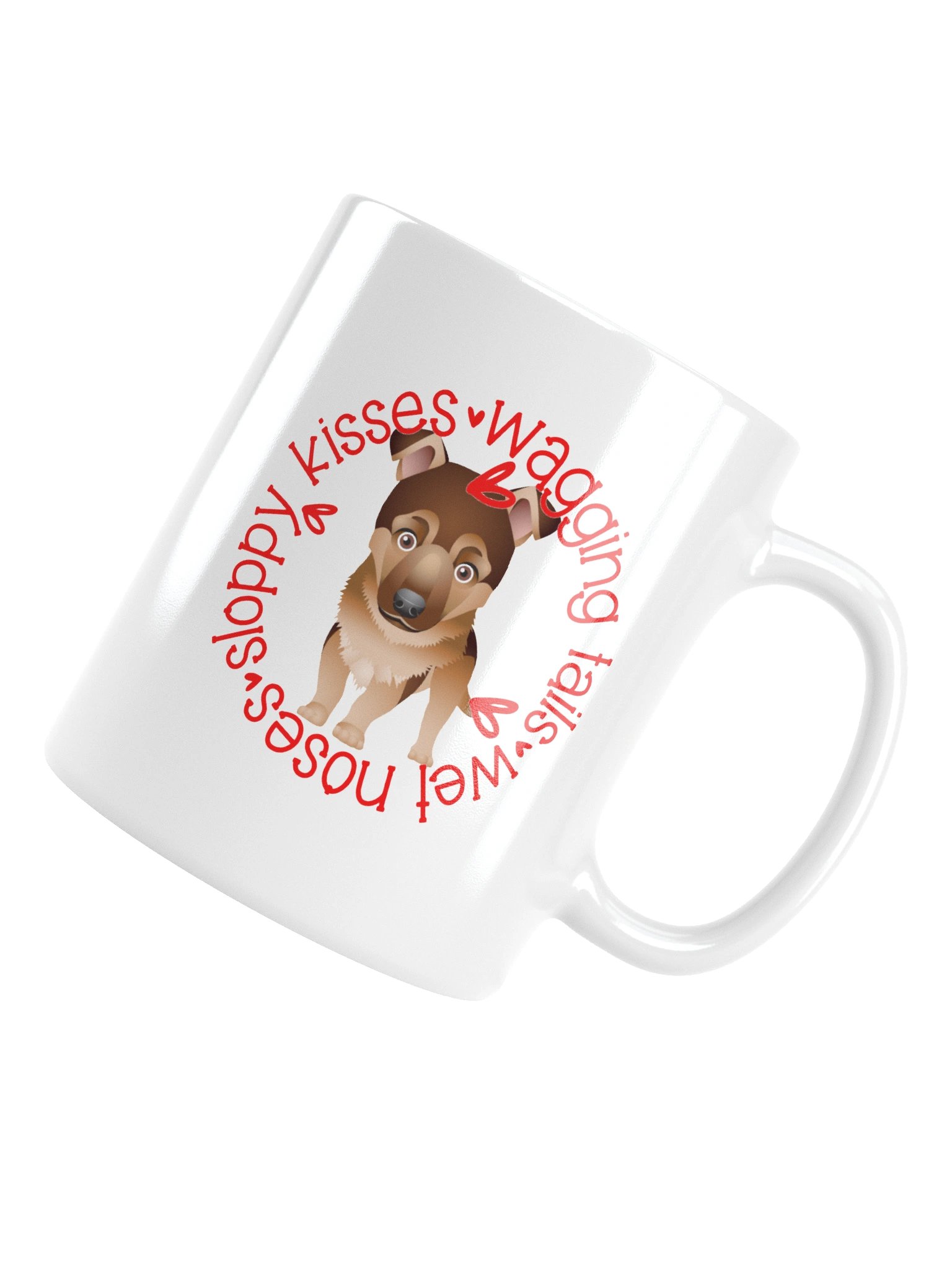 Sloppy Kisses German Shepherd Mug product image (5)