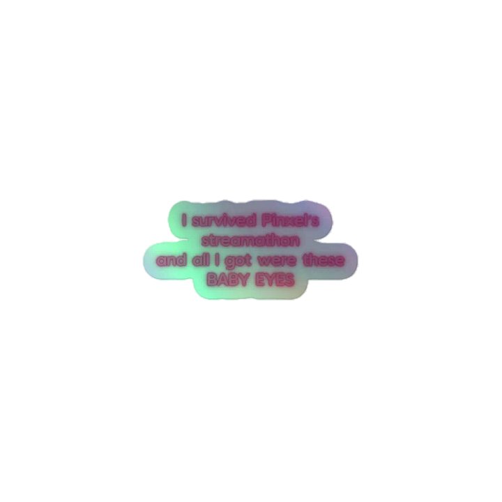 Baby Eyes Holo Sticker product image (1)