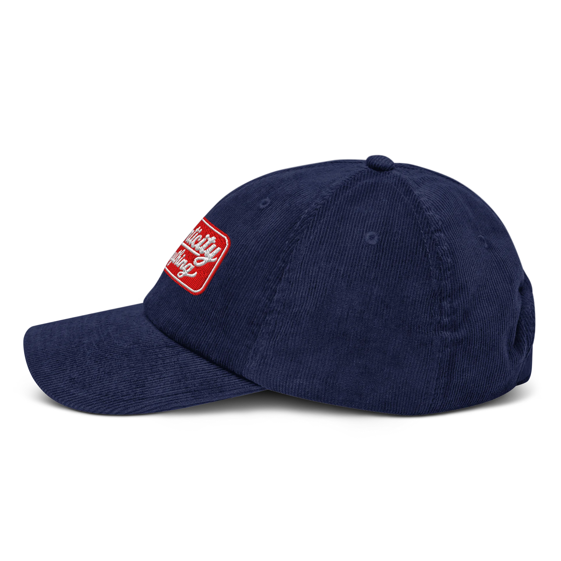 Corduroy hat with script logo product image (3)