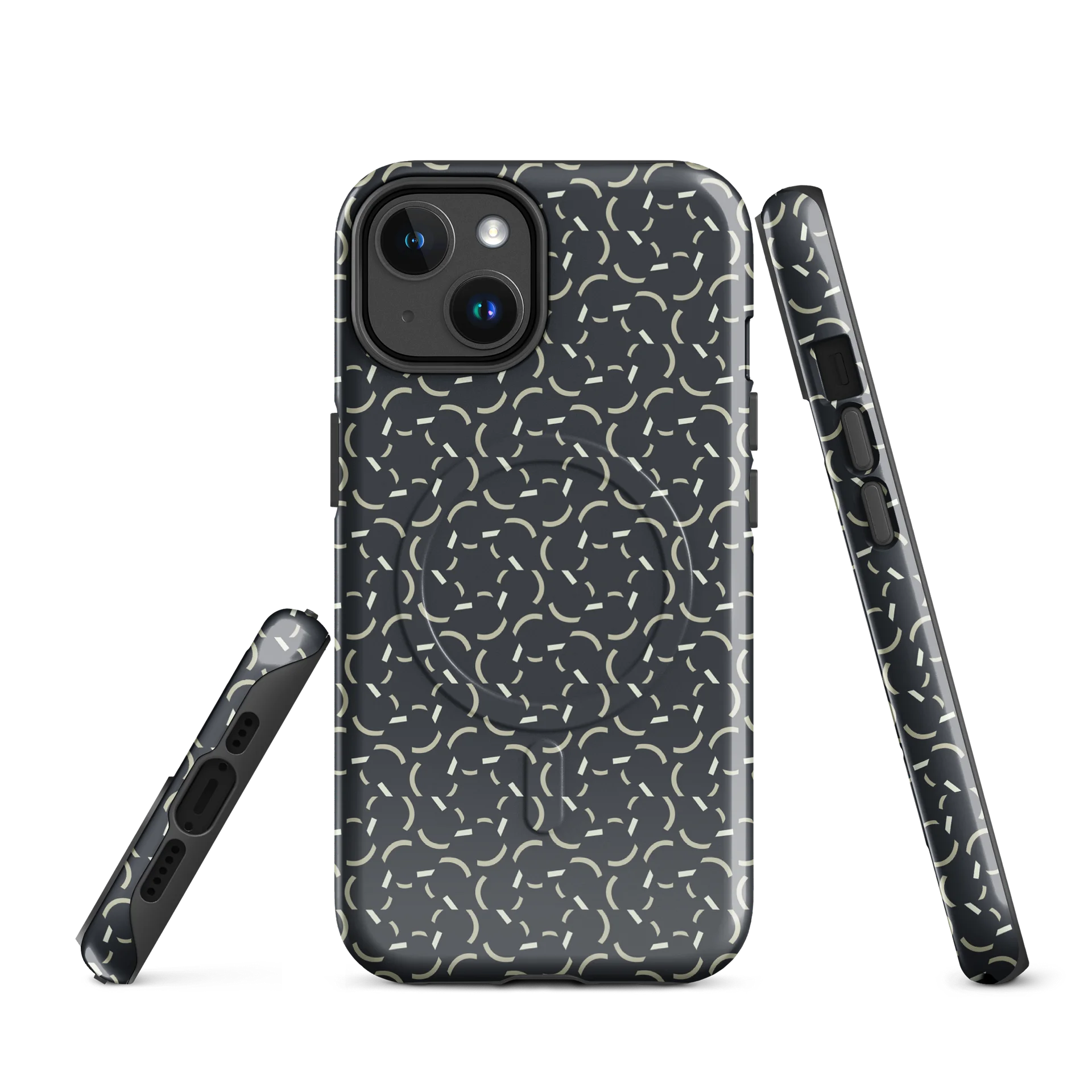 Flux iPhone 17 Tough MagSafe Case - Shockproof Dual-Layer Geometric Protective Cover product image (1)