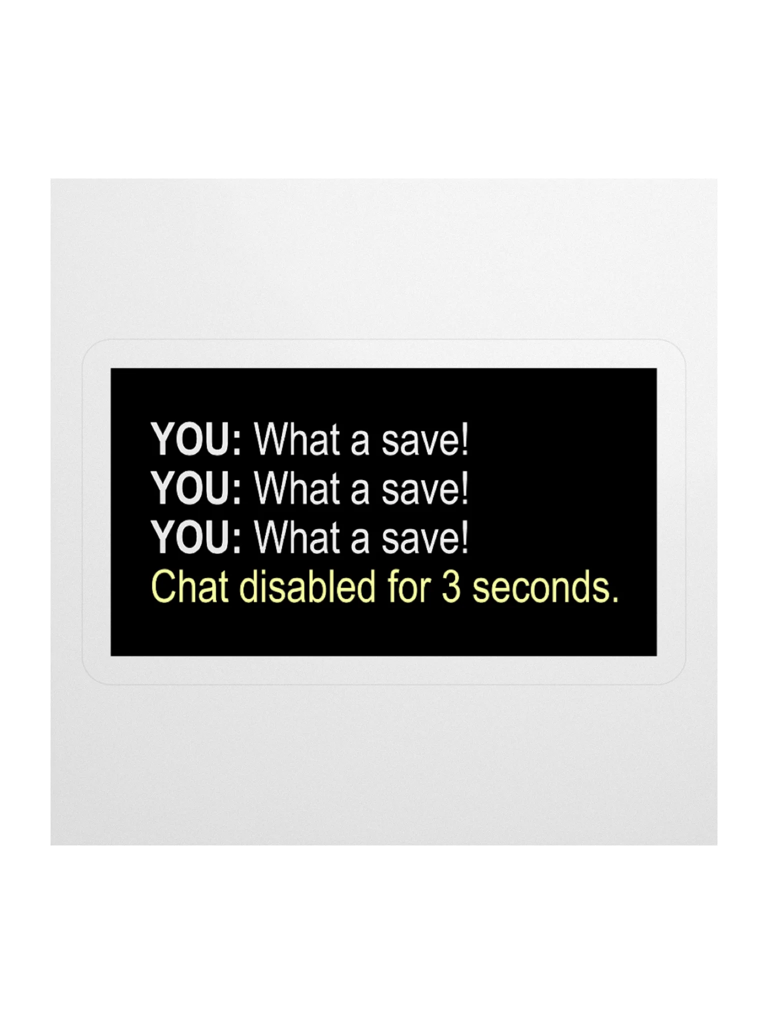 What A Save! Sticker product image (2)