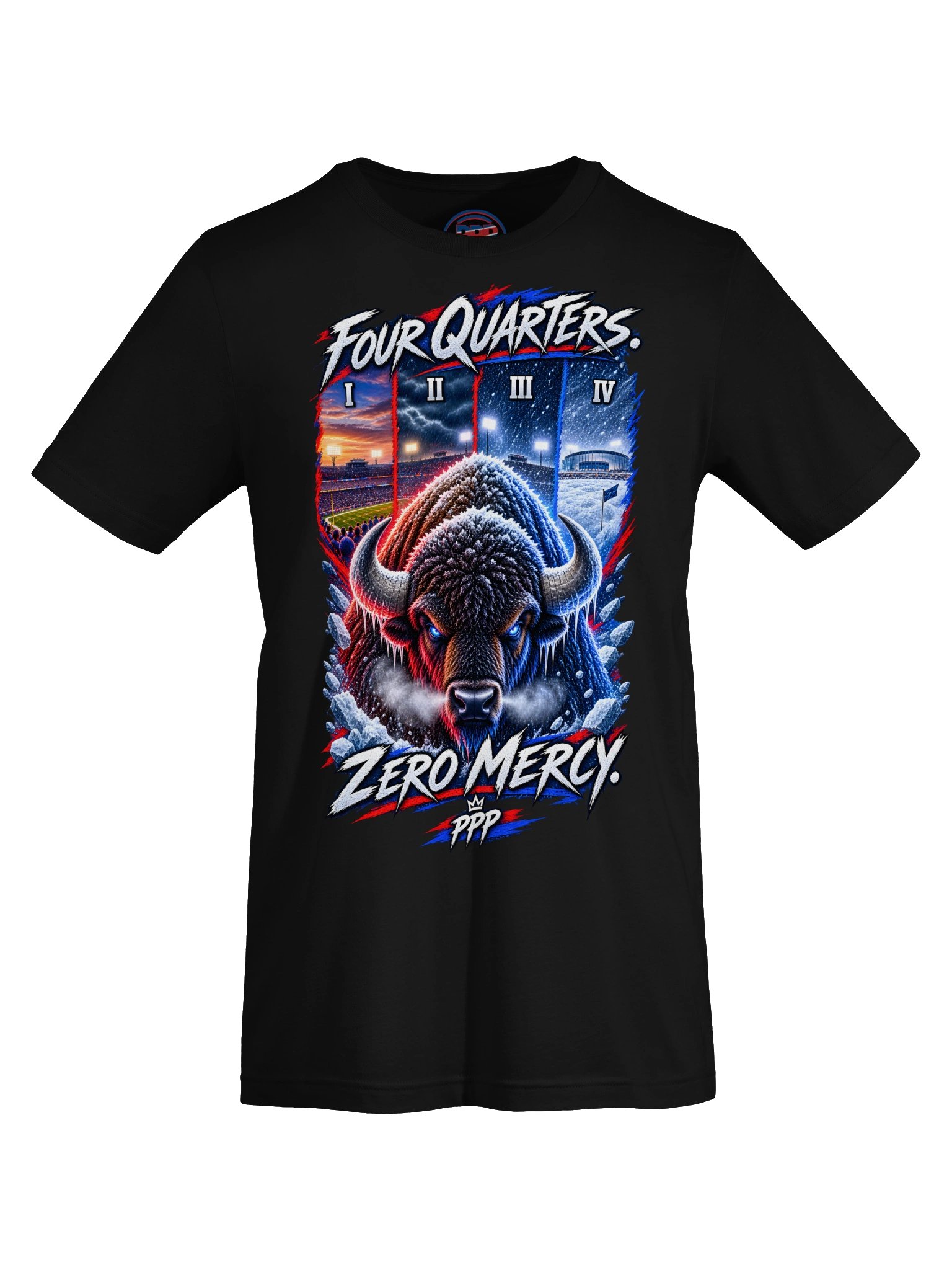 Four Quarters, Zero Mercy Buffalo Tee product image (35)