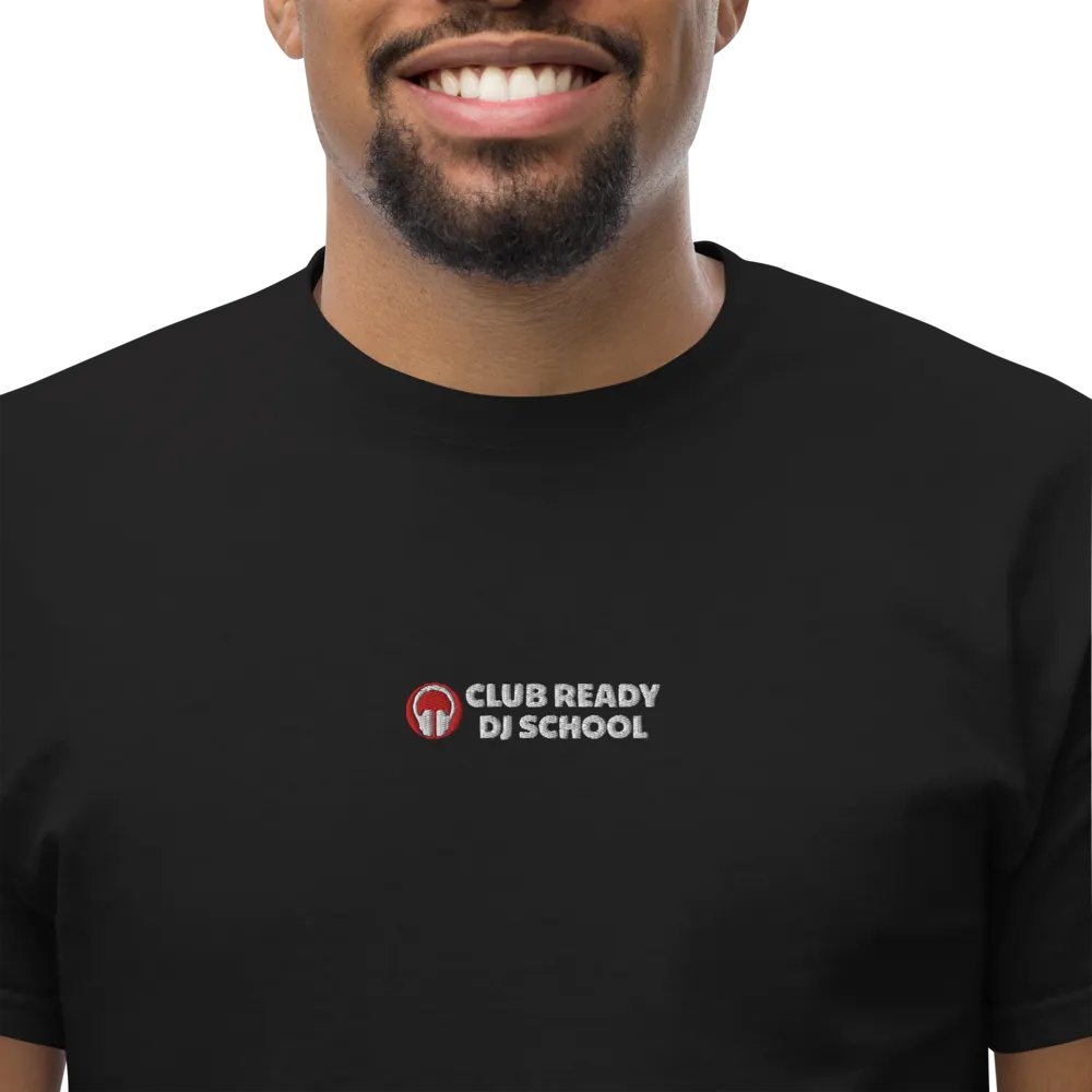 Front & Centre Club Ready DJ School Embroidered Print Gildan Heavyweight T-Shirt product image (16)