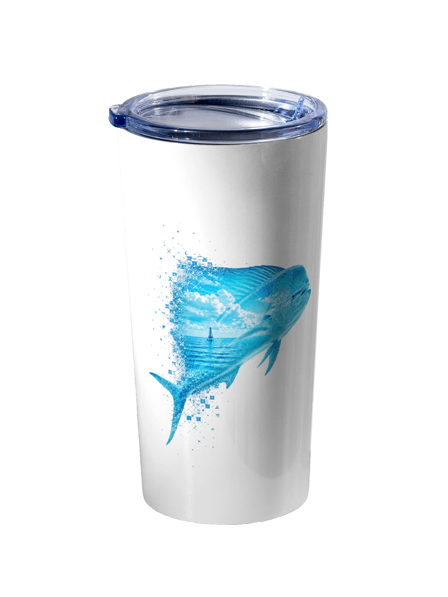 Mahi 20oz Stainless Steel Tumbler - Keys Collection: Lighthouse Edition product image (2)