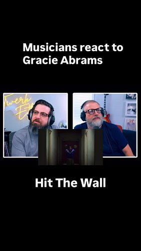 If @gracieabrams this song is incredible!! #twerkethic #reaction #gracieabrams #hitthewall #aarondessner