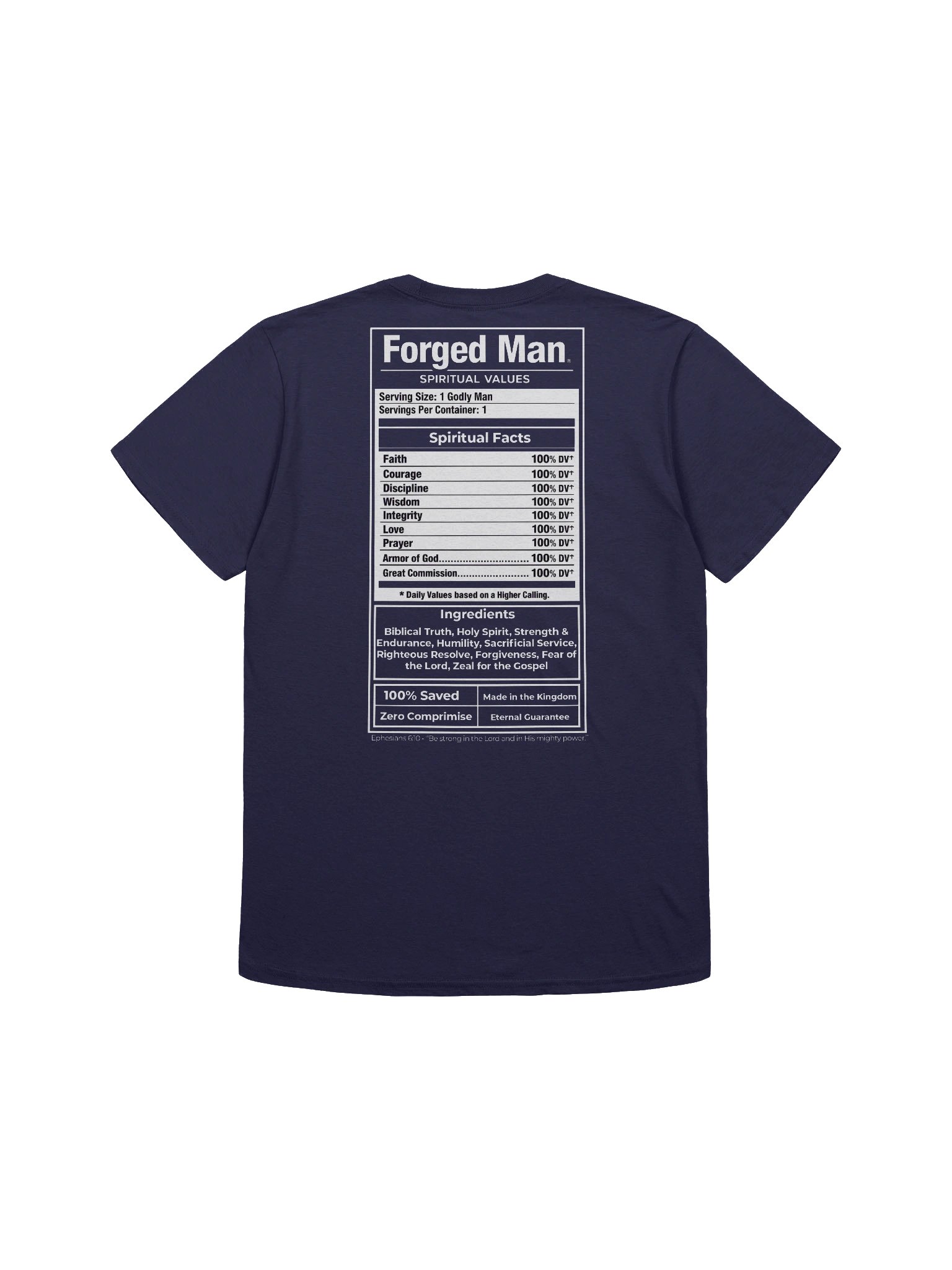 The Spiritual Facts Essential Tee - Navy product image (2)