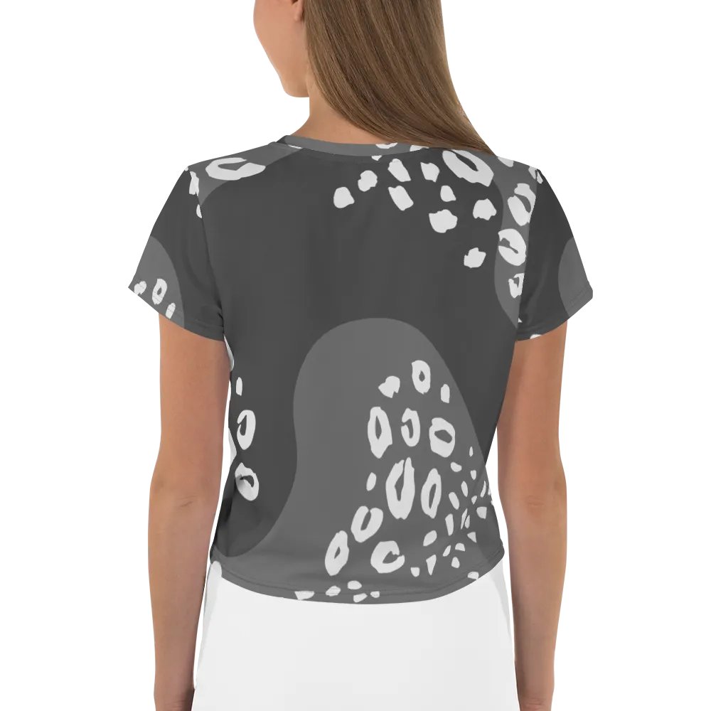 Grey Jungle Allure Crop Tee product image (2)
