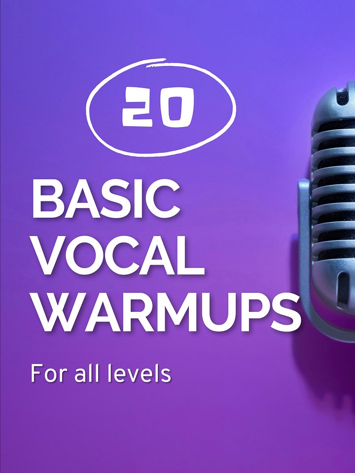 Daily Vocal Exercises – 20 Warm-Ups for Singers (All Levels) product image (1)