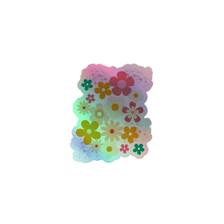 Blooming Holographic Garden Sticker Sheet product image (1)