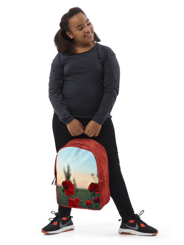 Design-backpack - Poppies in the wind (Dark Design) product image (1)