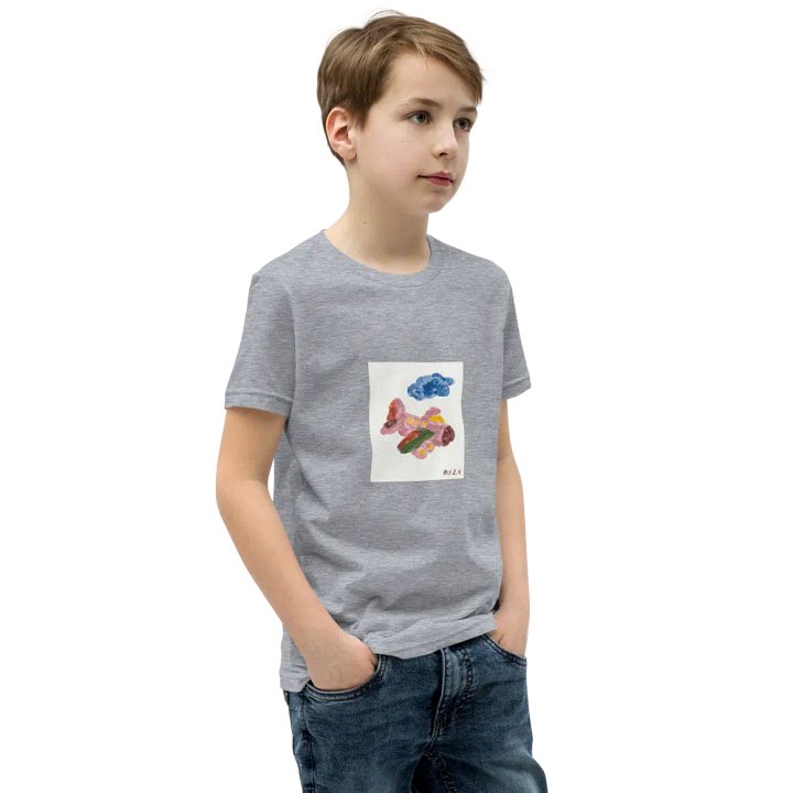 Kid Airplane (Bella+Canvas Youth Short Sleeve T-Shirt) product image (46)